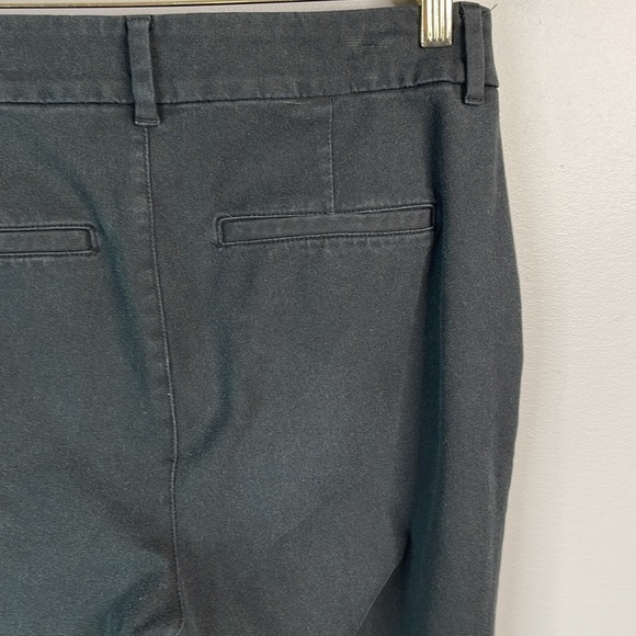 Old Navy High Waisted Pixie Ankle Skinny Pants Black Jack Hidden Slim Pockets 6 - Picture 5 of 10